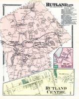 Rutland, Rutland Center, Rutland West, West Rutland, Worcester County 1870